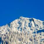 Verschneiter Gipfel vom Griessenkar Wagrain